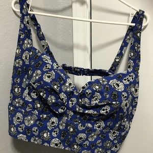 Torrid sugar skull bathing suit top sz 3